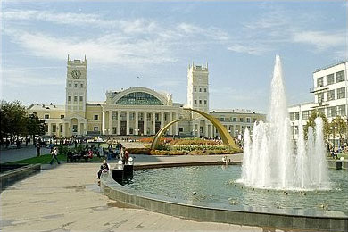 The main rail way station